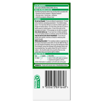 Panadol Rapid Capsules 500mg 32s
