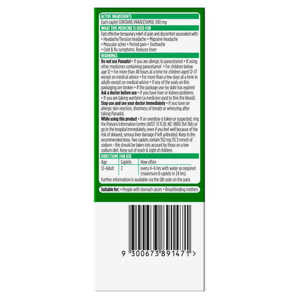 Panadol Rapid Capsules 500mg 16