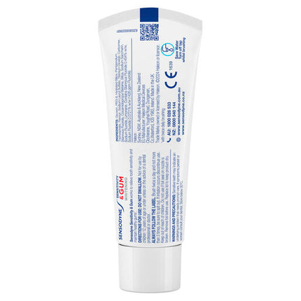 Sensodyne Toothpaste Sensitive & Gum Whitening 100g
