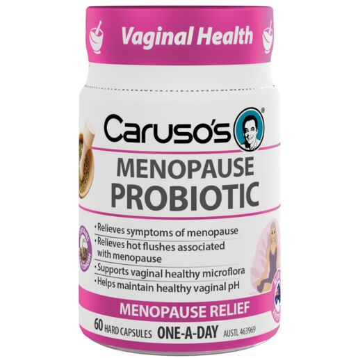 Caruso's Probiotic Menopause Over 60's Caps 60