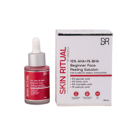 Skin Ritual 15% AHA+1% BHA Beginner Face Peeling Solution 30ml