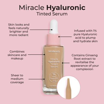 MCoBeauty Miracle Hyalurinic Tinted Serum - 4-5 Medium