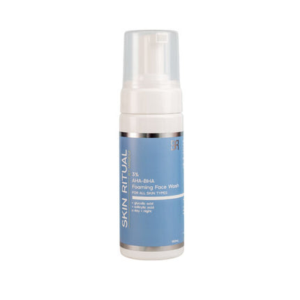 Skin Ritual 3% AHA-BHA Foaming Face Wash 150ml