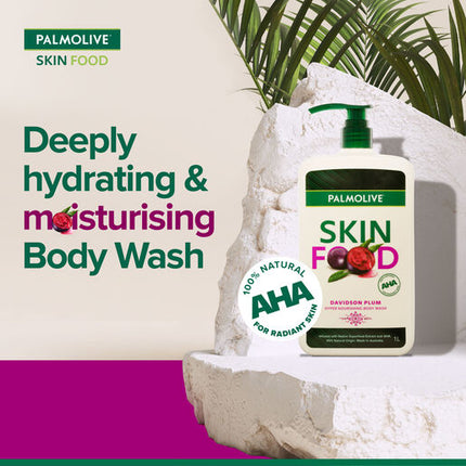 Palmolive Body Wash Skin Food Plum 1L
