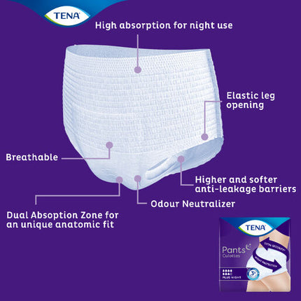 Tena Pants Night Medium 12