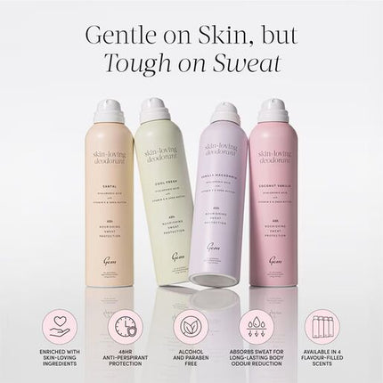 Gem Deodorant Antiperspirant Vanilla Macadamia 127g