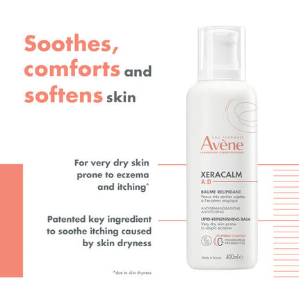 Avene Xeracalm A.D. Lipid-Replenishing Balm 400ml