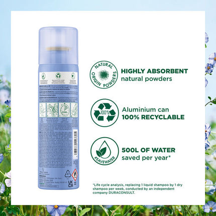 Klorane Dry Shampoo Flax Fiber 150ml