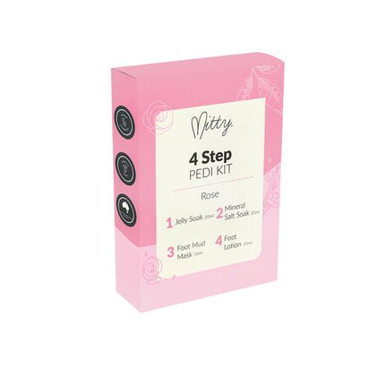 Mitty 4 Step Pedi Kit Rose