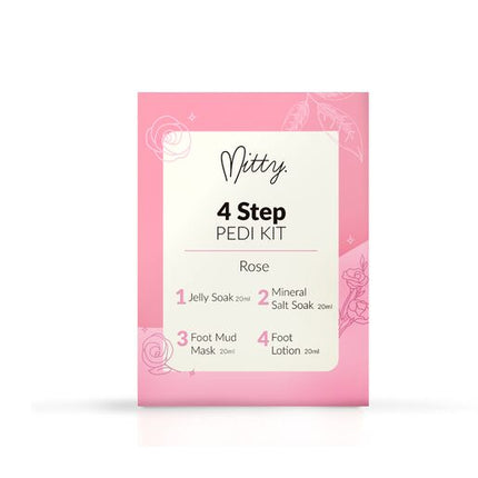 Mitty 4 Step Pedi Kit Rose