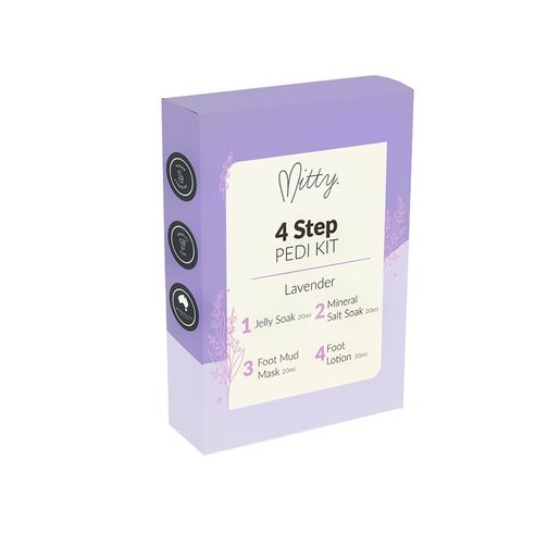 Mitty 4 Step Pedi Kit Lavender