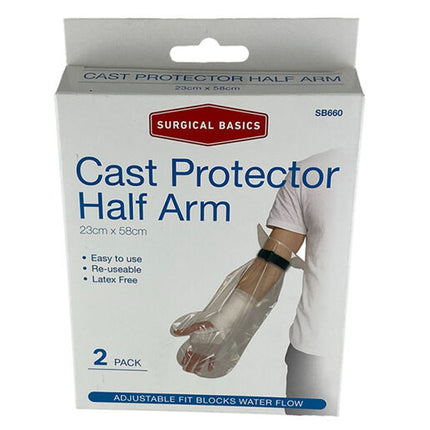 Surgical Basics Cast Protectors Half Arm (23 X 58cm) 2 Pack