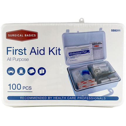 Surgical Basics First Aid Kit (100 Pieces)
