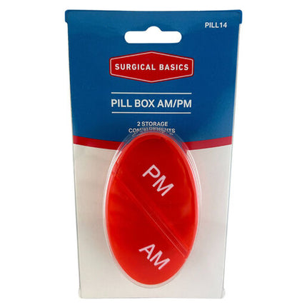 Surgical Basics Pill Box 2 Sections Am/Pm