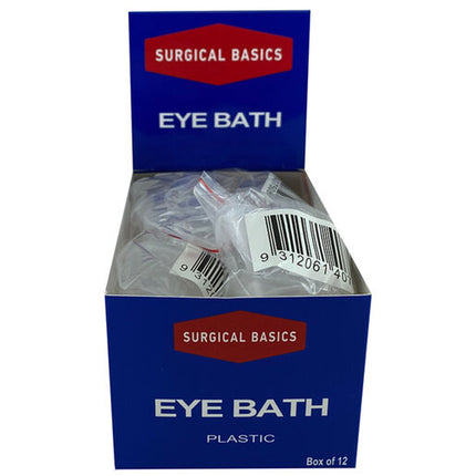 Surgical Basics Eye Bath Plastic Individually Wrapped