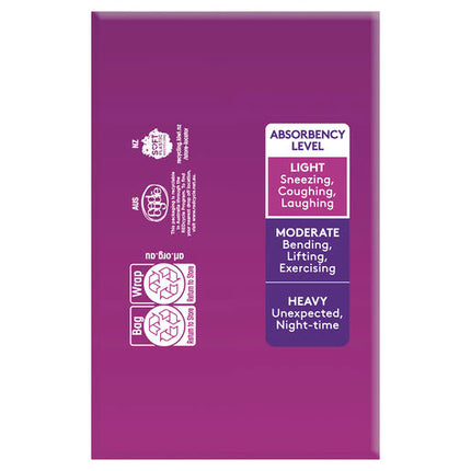 Poise Pads Active Ultrathins Regular 14
