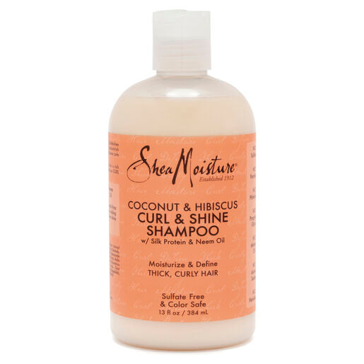 Shea Moisture Coconut & Hibiscus Curl & Shine Shampoo 384ml