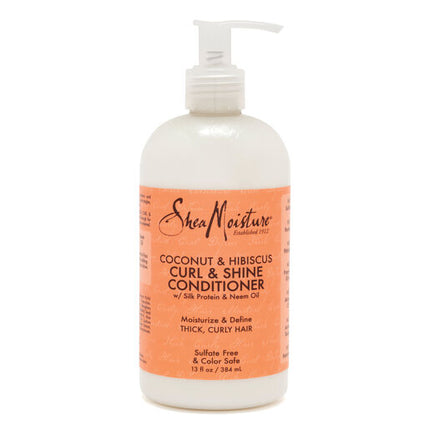 Shea Moisture Coconut & Hibiscus Curl & Shine Conditioner 384ml