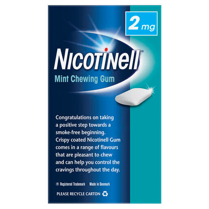 Nicotinell Gum 2mg Mint 216 Pieces Pack