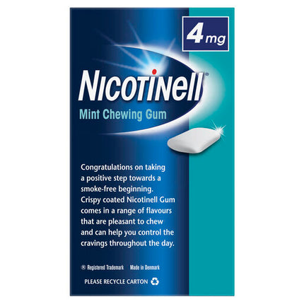 Nicotinell Gum 4mg Mint 216 Pieces Pack
