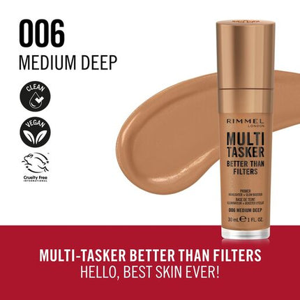 Rimmel Multi-Tasker Better Than Filters, 006 Medium Deep, 30ml