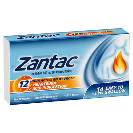 Zantac 12 Hour 150mg 14 Tablets