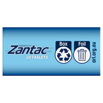 Zantac 12 Hour 150mg 28 Tablets
