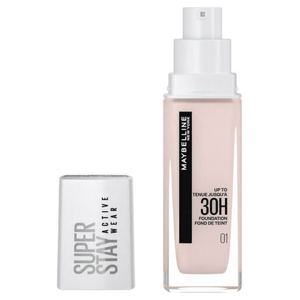 Maybelline Superstay 30HR Longwear Foundation - 01 Alabaster 30mL
