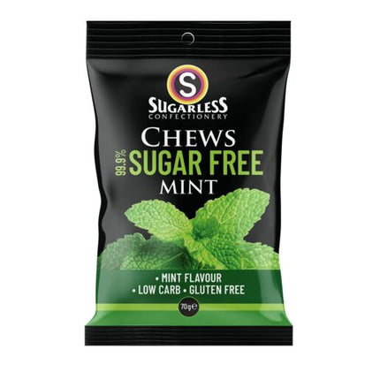 Sugarless Chews Nitro Mint 70g