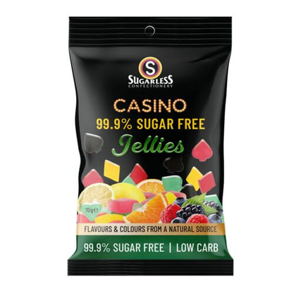Sugarless Jellies Casino Fruit 70g
