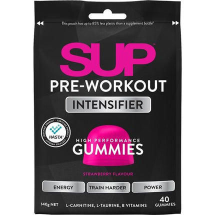 SUP Pre Workout Intensifier Gummies 40 Pack