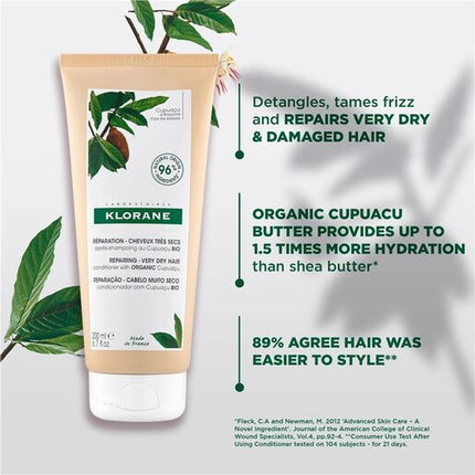 Klorane Conditioner Organic Cupuacu Butter 200ml