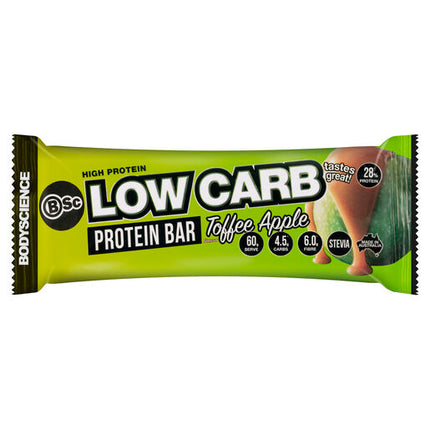 Body Science BSc High Protein Low Carb Bar Toffee Apple 60g