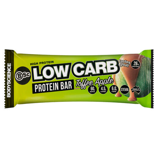 Body Science BSc High Protein Low Carb Bar Toffee Apple 60g