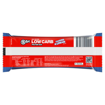 Body Science BSc High Protein Low Carb Bar Cookies & Cream 60g