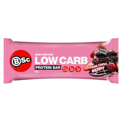 Body Science BSc High Protein Low Carb Bar Dark Choc Berry 60g