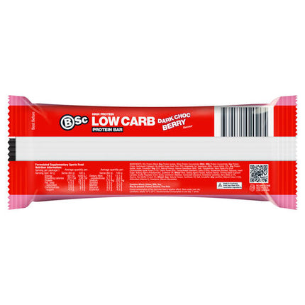 Body Science BSc High Protein Low Carb Bar Dark Choc Berry 60g