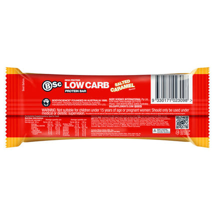 Body Science BSc High Protein Low Carb Bar Salted Caramel 60g