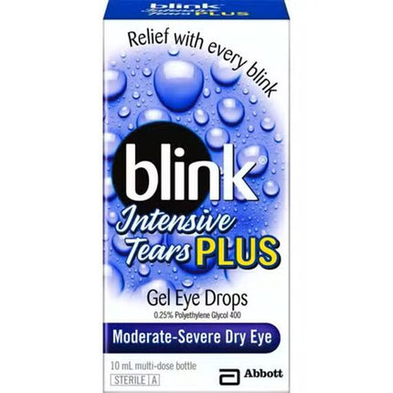 Blink Intensive Tears Plus Liquid Gel Eye Drops 10ml