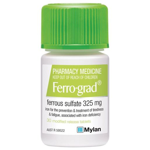 Ferro-Grad Tab PR 325mg 30 Tablets