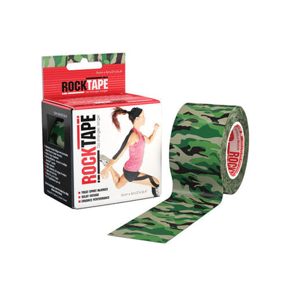 Rocktape Kinesiology Tape Camo Green 5cm x 5m