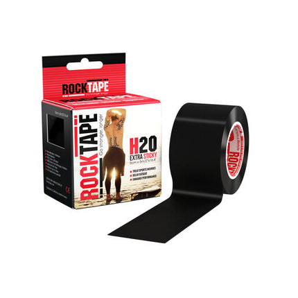 Rocktape Kinesiology Tape H2O Black Logo 5cm x 5m