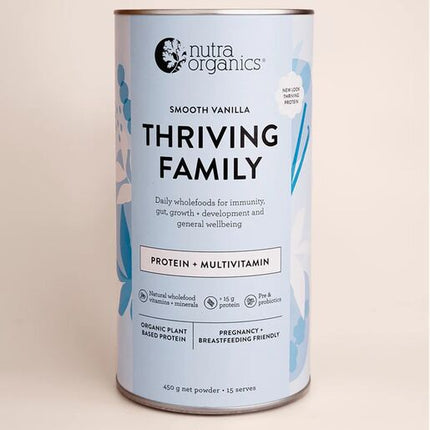 Nutra Naturals Thriving Protein Smooth Vanilla 450g