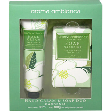 Arome Ambiance Floral Garden Hand Cream & Soap Duo Gardenia
