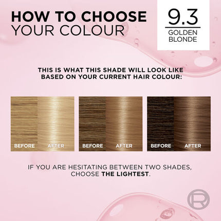 L'Oreal Excell 9.3 Light Golden Blonde