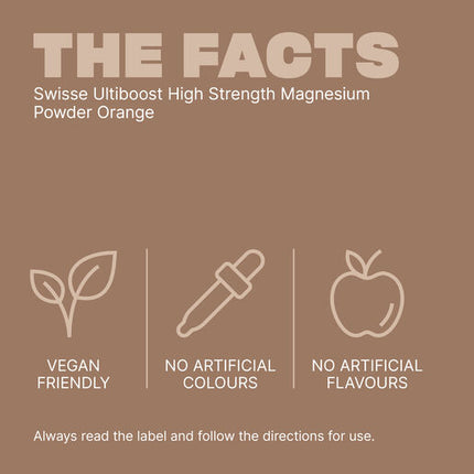 Swisse Ultiboost High Strength Magnesium Powder Orange 180g