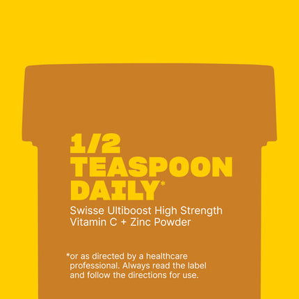 Swisse Ultiboost High Strength Vitamin C + Zinc Powder Orange 150g