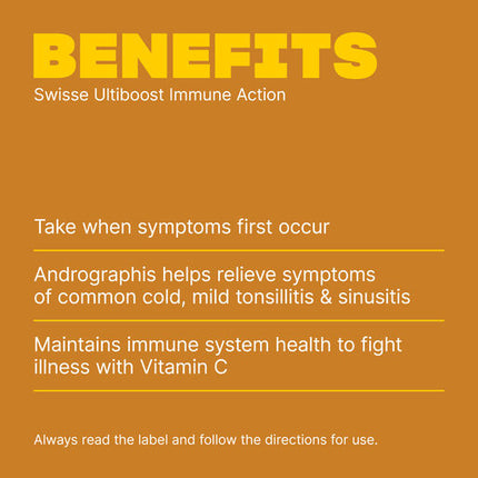 Swisse Ultiboost Immune Action 60 Tablets
