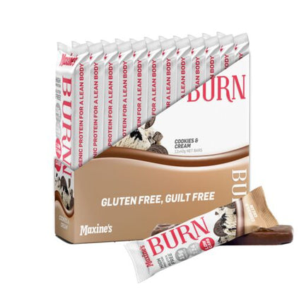 Maxine's Burn Bar Cookies & Cream 40g
