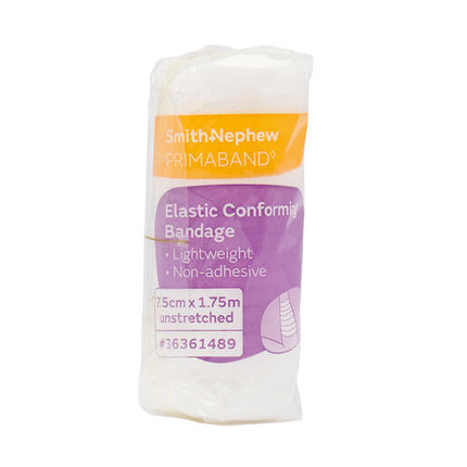 Primaband Conforming Bandage White 7.5cm x 1.75m